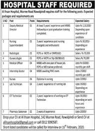 Al Ihsan Hospital Rawalpindi Jobs 2025 | NICU Nurse & Medical Staff Vacancies